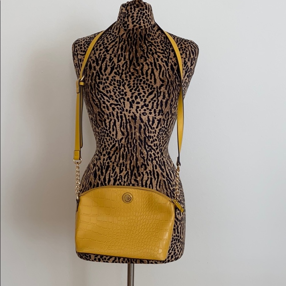 ANNE KLEIN Snake Skin Cross Body Bag